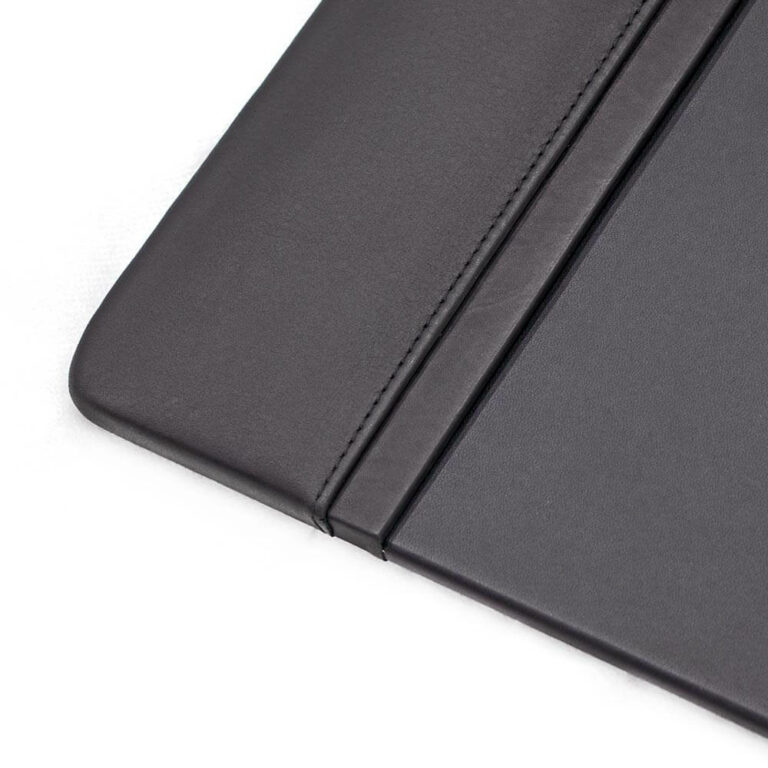 Leather Desk Pad (34 x 20) (Black) OfficeAccessoriesPlus